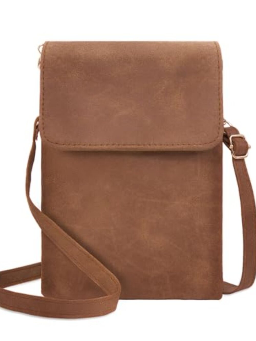 PU Leather Crossbody Phone Purse Women Adjustable Strap Small Wallet Bag